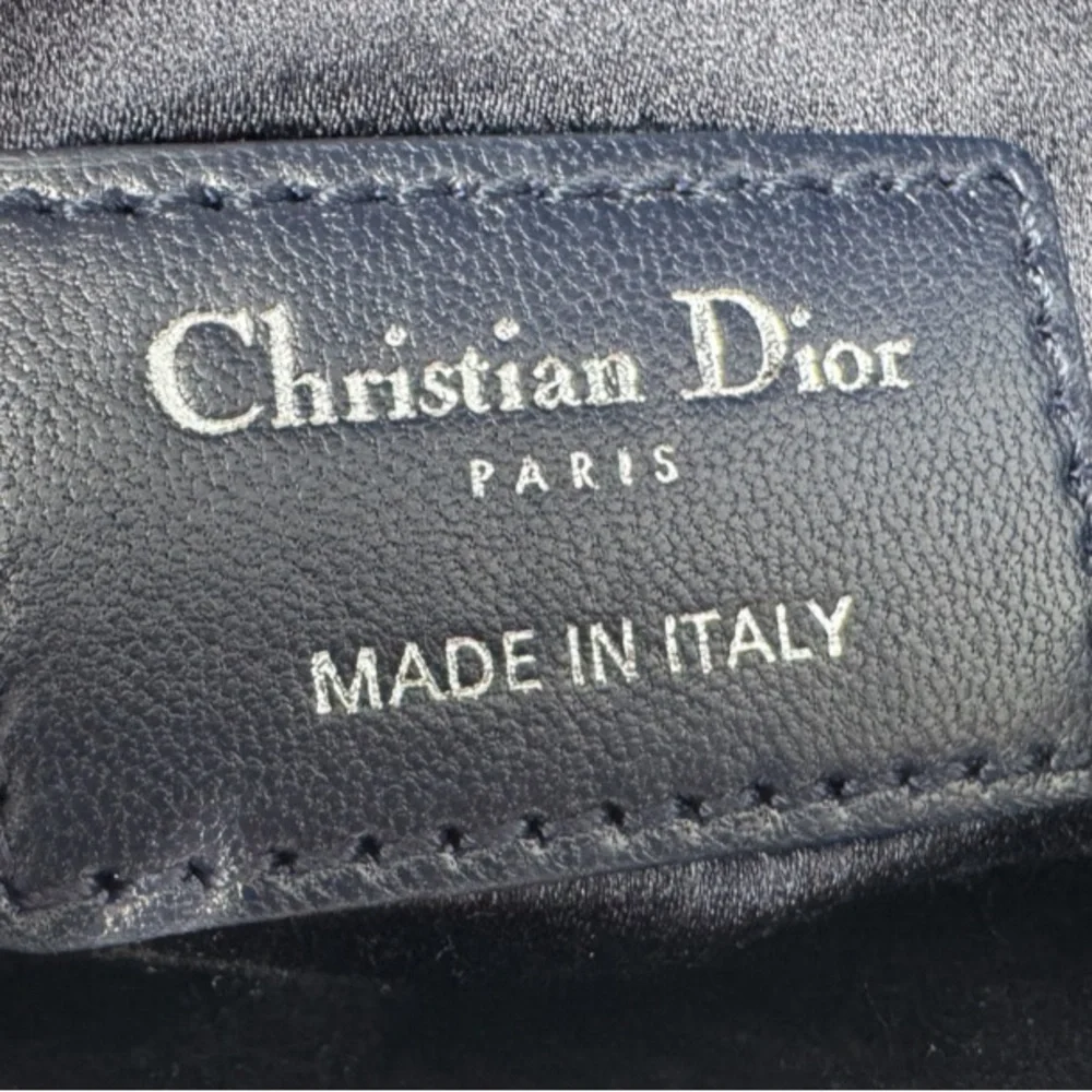 Christian Dior Black Strass Cannage Satin Mini Lady Dior - Picture 9 of 10